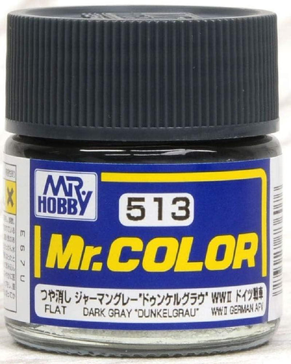 Mr. Hobby C513 Mr. Color Dark Gray Dunkel Grau Lacquer Paint 10ml