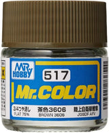 Mr. Hobby C517 Mr. Color Brown 3606 Lacquer Paint 10ml - A-Z Toy Hobby
