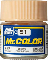 Mr. Hobby C51 Mr. Color Pale Brown (Flesh) Lacquer Paint 10ml - A-Z Toy Hobby