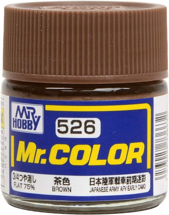 Mr. Hobby C526 Mr. Color Brown Lacquer Paint 10ml - A-Z Toy Hobby