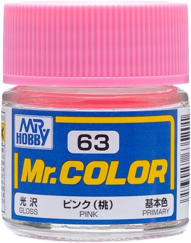 Mr. Hobby C63 Mr. Color Gloss Pink Lacquer Paint 10ml - A-Z Toy Hobby