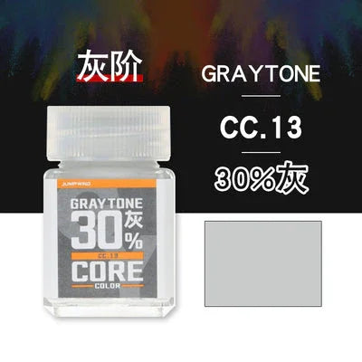Jumpwind CC13 Core Color Gray Tone 30% Paint 18ml - A-Z Toy Hobby