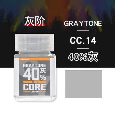 Jumpwind CC14 Core Color Gray Tone 40% Paint 18ml - A-Z Toy Hobby