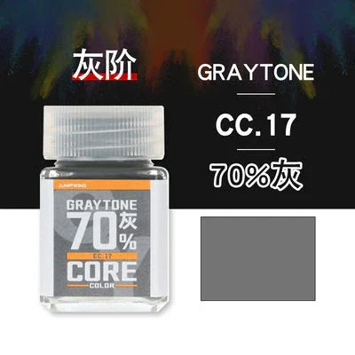 Jumpwind CC17 Core Color Gray Tone 70% Paint 18ml - A-Z Toy Hobby