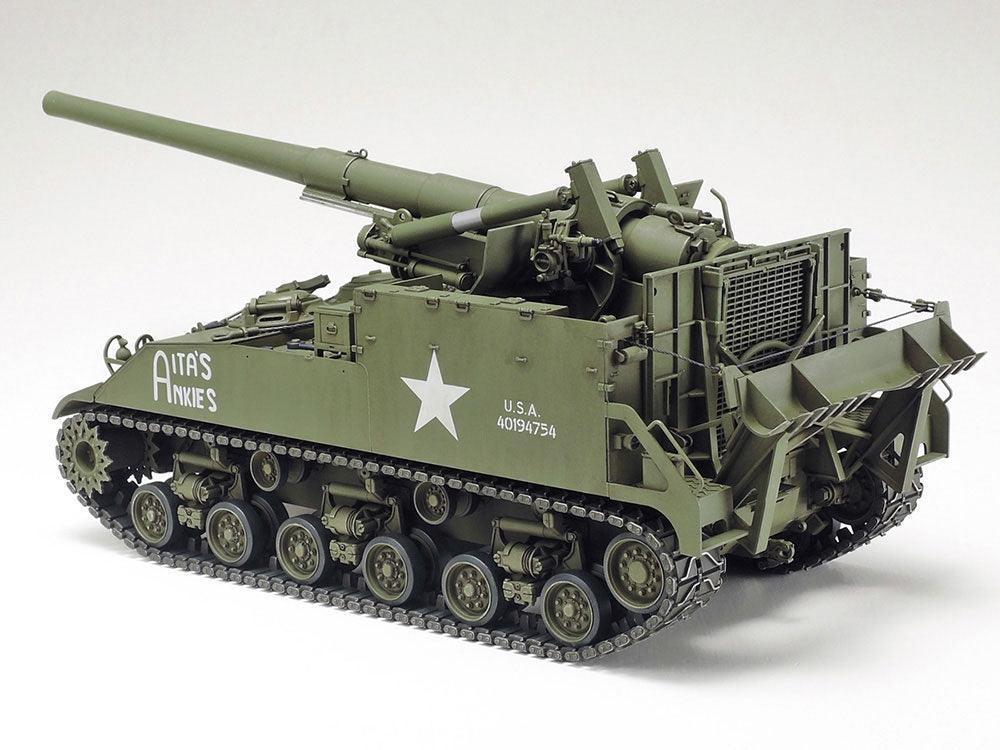 Tamiya 35351 US Self Propelled 155mm M40 1/35 Model Kit - A-Z Toy Hobby
