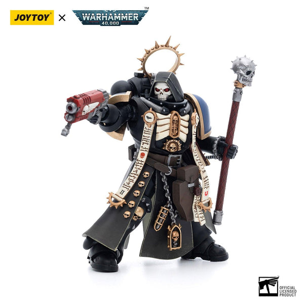 Joy Toy Warhammer 40K Ultramarines Primaris Chaplain Brother Varus 1/18 Action Figure - A-Z Toy Hobby