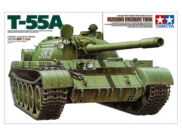 Tamiya 35257 Soviet Tank T-55A 1/35 Model Kit
