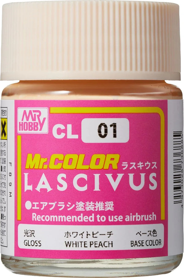 Mr. Hobby CL01 Mr. Color Lascivus White Peach Paint 18ml