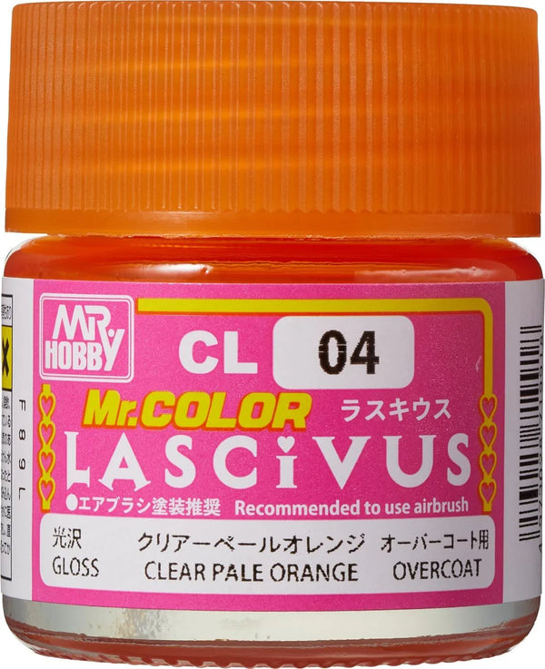 Mr. Hobby CL04 Mr. Color Lascivus Pale Clear Orange Paint 10ml