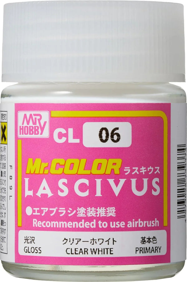 Mr. Hobby CL06 Mr. Color Lascivus Clear White Paint 18ml