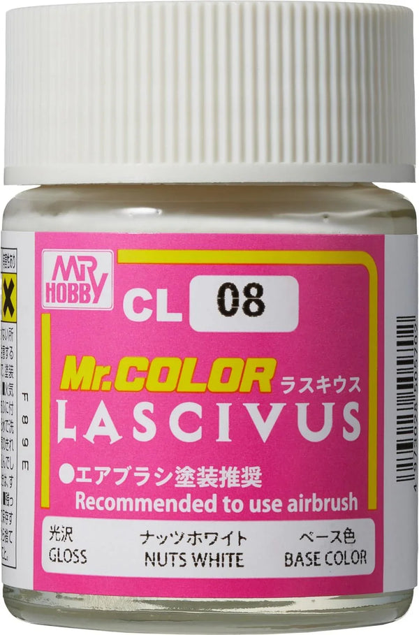 Mr. Hobby CL08 Mr. Color Lascivus Nuts White Paint 18ml