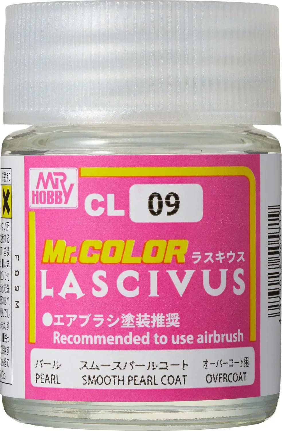 Mr. Hobby CL09 Mr. Color Lascivus Smooth Pearl Overcoat Paint 18ml - A-Z Toy Hobby