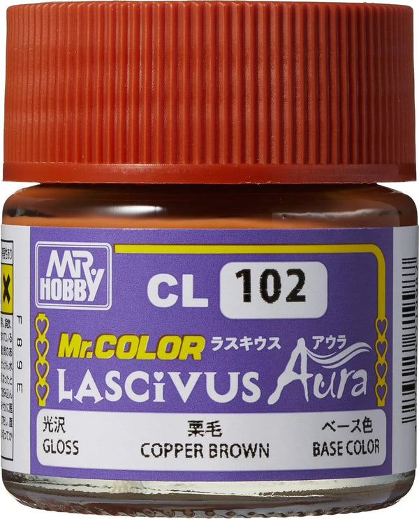 Mr. Hobby CL102 Mr. Color Lascivus Aura Copper Brown Paint 10ml