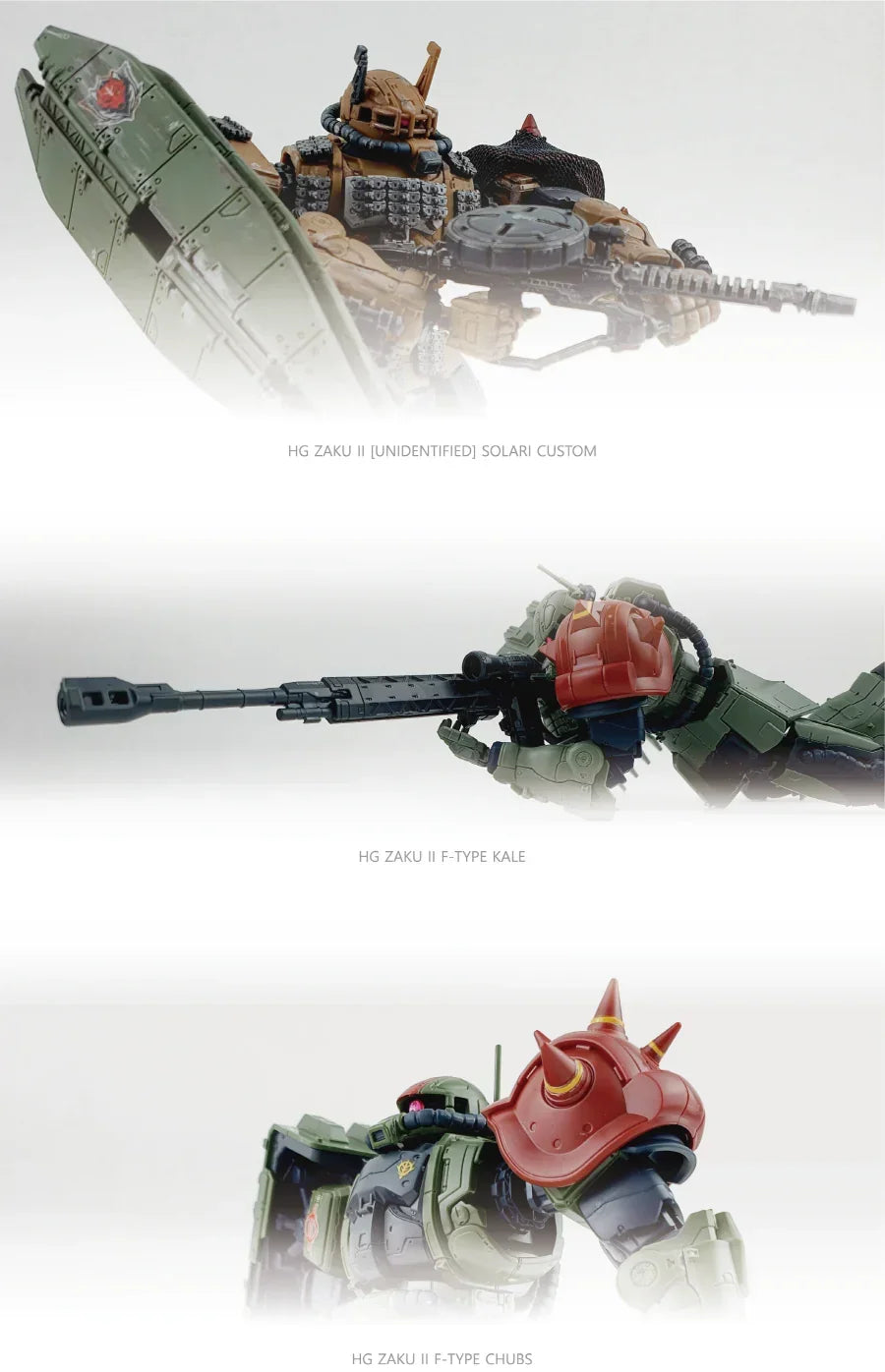 Delpi Water Decal For HG Zaku II F Type Chubs & Kale & Unidentifided - A-Z Toy Hobby