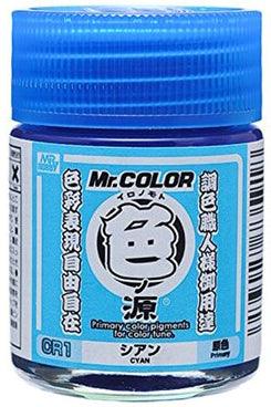 Mr. Hobby CR1 Mr. Color Cyan Primary Color Pigments - A-Z Toy Hobby