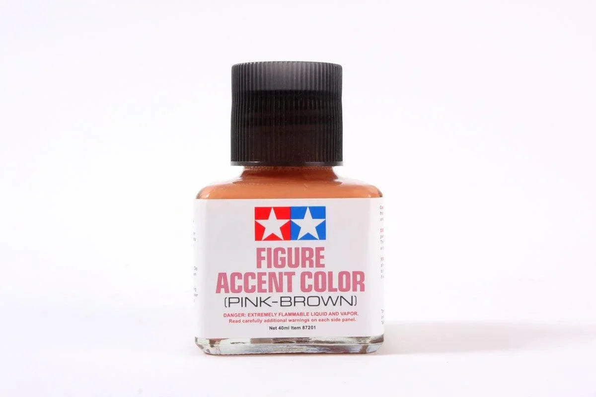 Tamiya 87201 Figure Accent Color Pink Brown 40ml TAM87201 - A-Z Toy Hobby