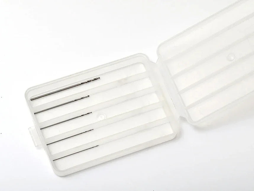 Tamiya 74044 Fine Drill Set (0.3, 0.4, 0.5, 0.6, 0.8mm) - A-Z Toy Hobby