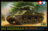 Tamiya 32505 US Medium Tank M4 Sherman Early Production 1/48 Model Kit - A-Z Toy Hobby
