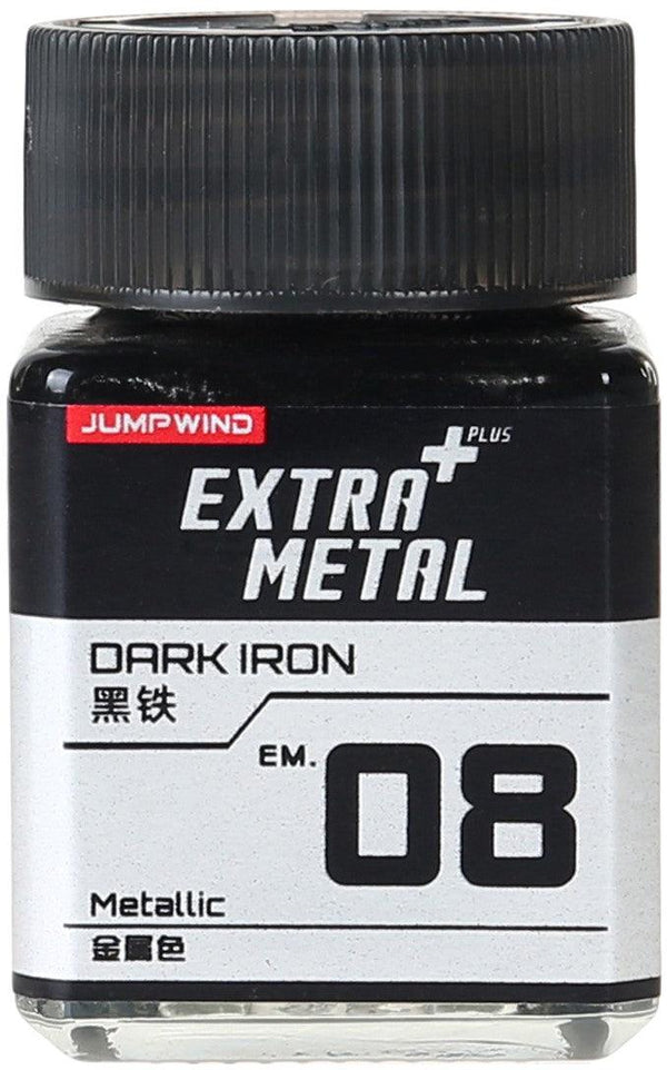 Jumpwind EM08 Extra Metal Dark Iron Paint 18ml - A-Z Toy Hobby