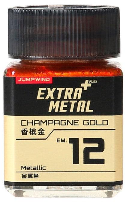 Jumpwind EM12 Extra Metal Champagne Gold Paint 18ml - A-Z Toy Hobby