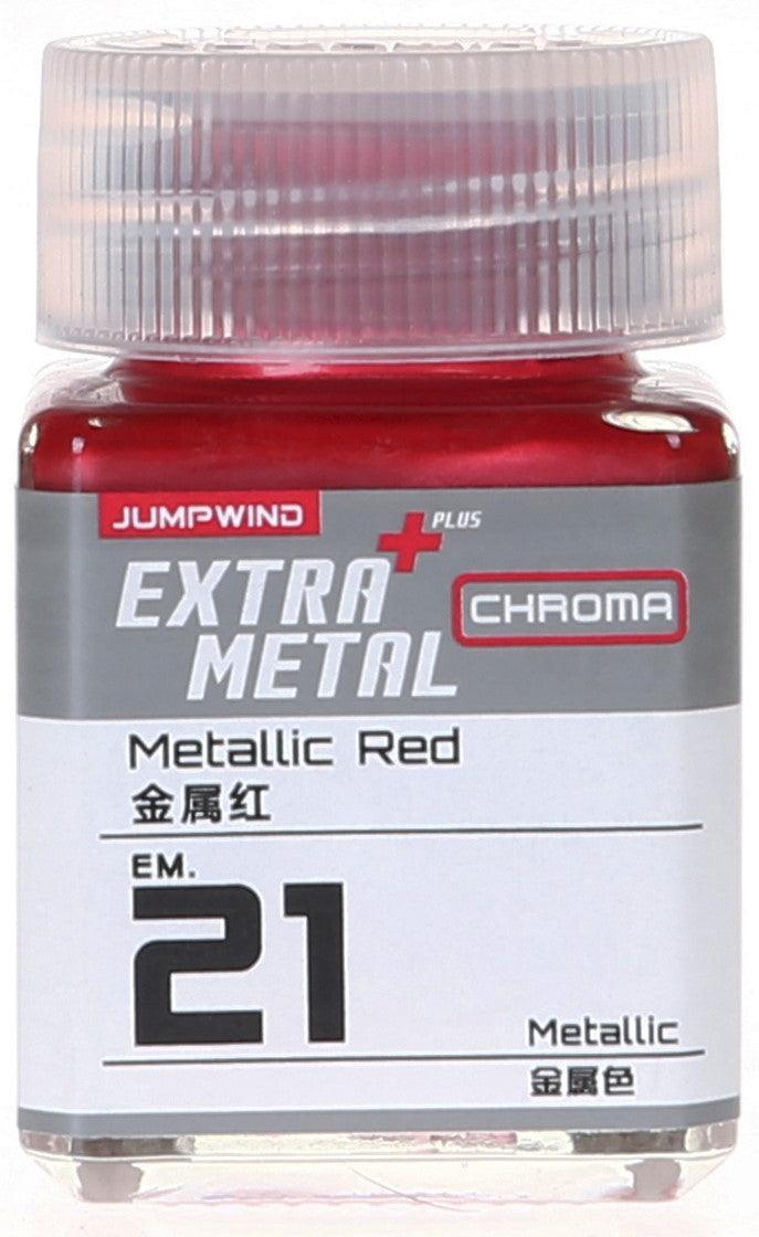 Jumpwind EM21 Extra Metal Metallic Red Paint 18ml - A-Z Toy Hobby