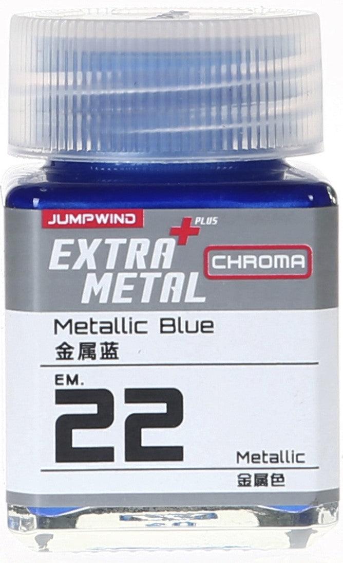 Jumpwind EM22 Extra Metal Metallic Blue Paint 18ml - A-Z Toy Hobby