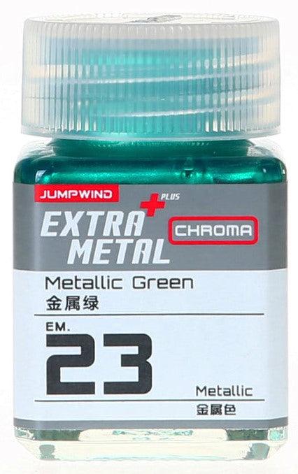 Jumpwind EM23 Extra Metal Metallic Green Paint 18ml - A-Z Toy Hobby