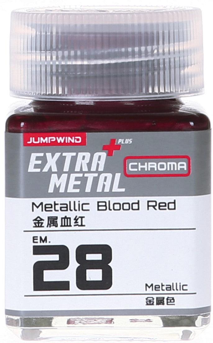 Jumpwind EM28 Extra Metal Metallic Blood Red Paint 18ml - A-Z Toy Hobby