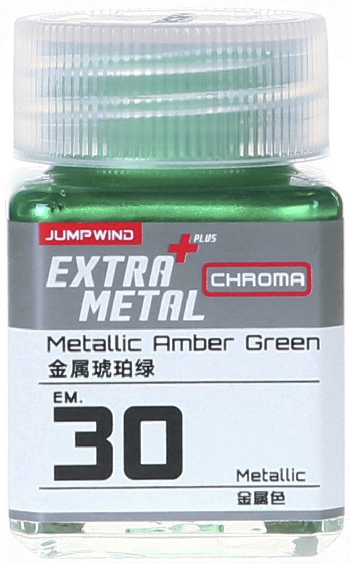 Jumpwind EM30 Extra Metal Metallic Amber Green Paint 18ml - A-Z Toy Hobby