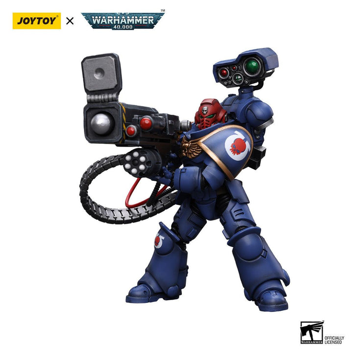 Joy Toy Warhammer 40K Ultramarines Desolation Sergeant with Vengor Launcher 1/18 Action Figure - A-Z Toy Hobby