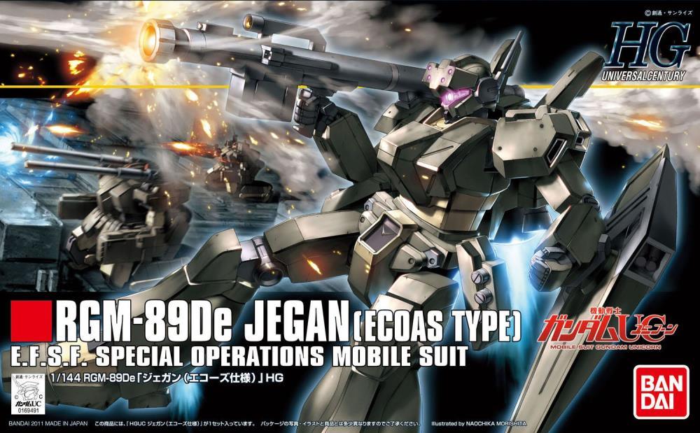 Bandai 123 Jegan ECOAS Type HGUC 1/144 Model Kit - A-Z Toy Hobby