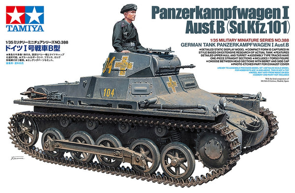 Tamiya 35388 German Tank Panzer I Ausf.B 1/35 Model Kit