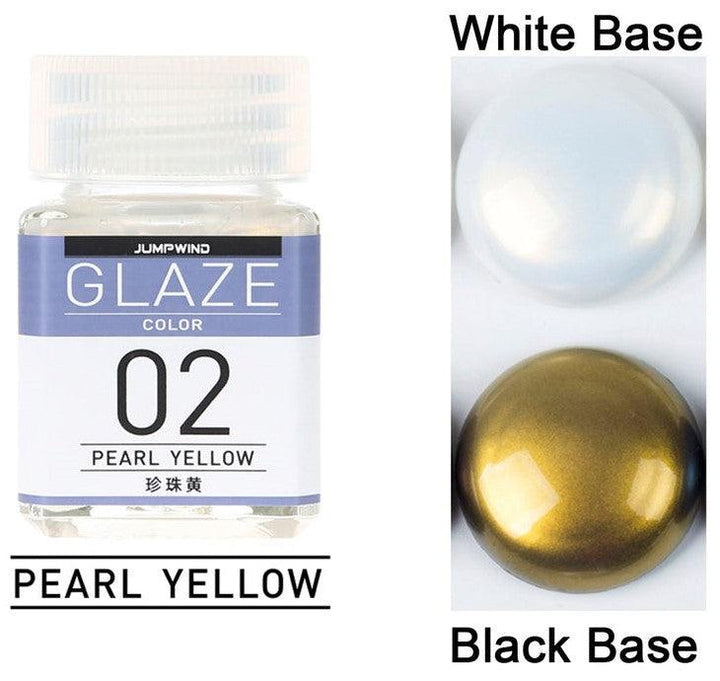 Jumpwind GC02 Glaze Color Pearl Yellow Paint 18ml - A-Z Toy Hobby