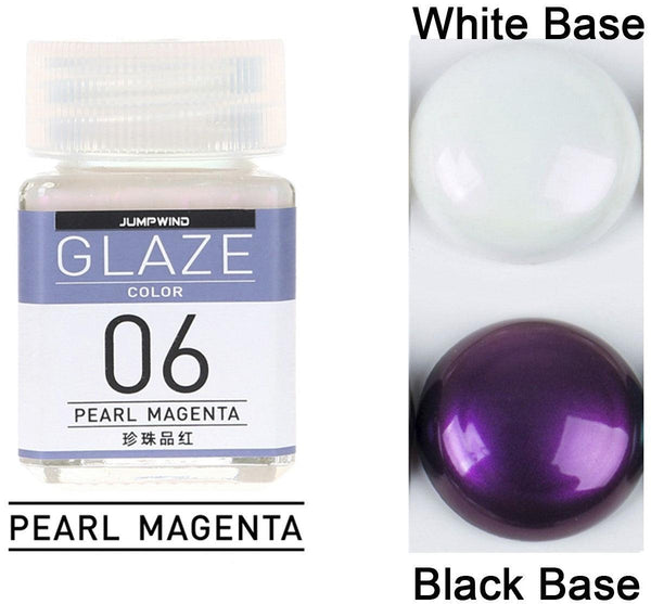 Jumpwind GC06 Glaze Color Pearl Magenta Paint 18ml - A-Z Toy Hobby