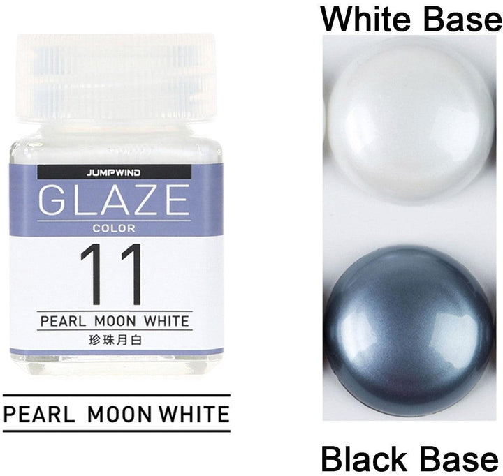 Jumpwind GC11 Glaze Color Pearl Moon White Paint 18ml - A-Z Toy Hobby