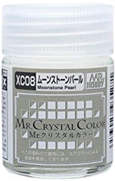 Mr. Hobby XC08 Mr. Crystal Color Moonstone Pearl Lacquer Paint 18ml - A-Z Toy Hobby