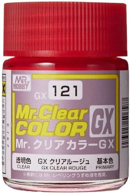 Mr. Hobby GX121 Mr. Clear Color GX Clear Rouge Lacquer Paint 18ml - A-Z Toy Hobby