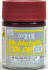 Mr. Hobby GX215 Mr. Metallic Color GX Metal Bloody Red Lacquer Paint 18ml - A-Z Toy Hobby