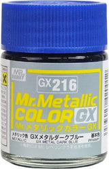 Mr. Hobby GX216 Mr. Metallic Color GX Dark Blue Lacquer Paint 18ml - A-Z Toy Hobby