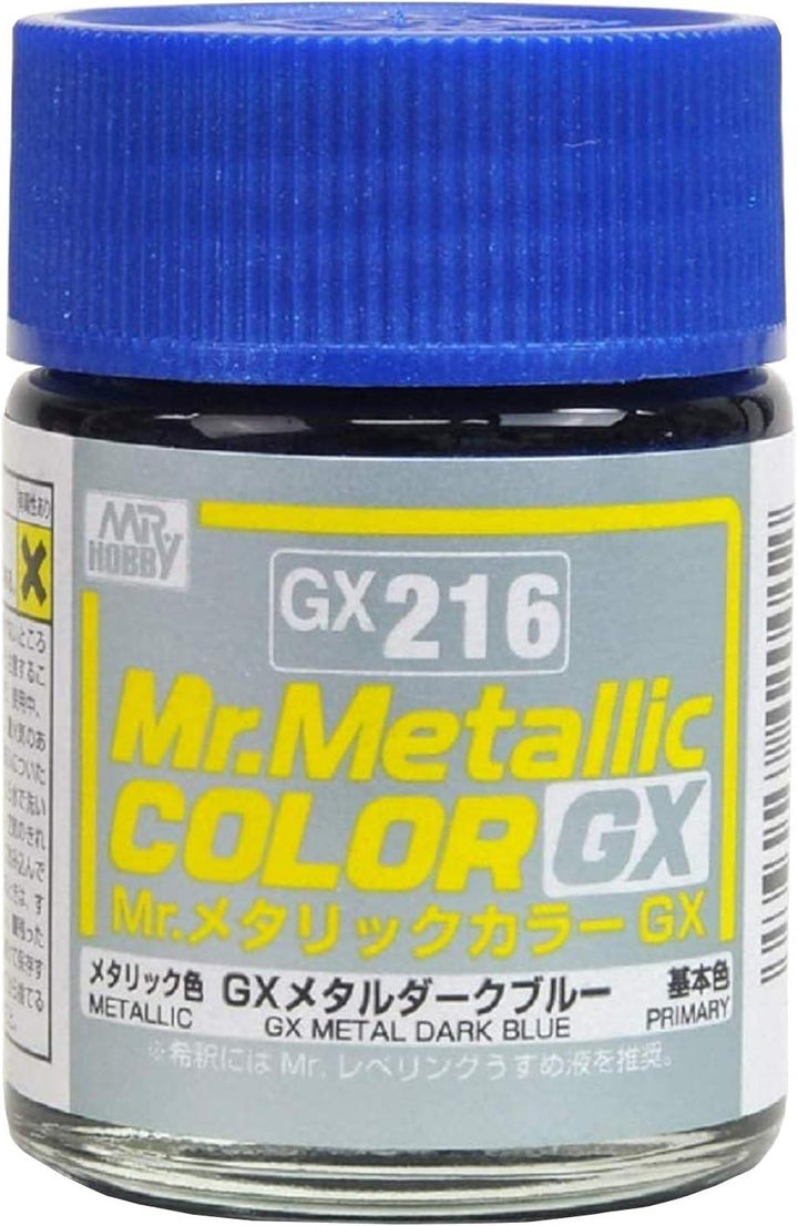 Mr. Hobby GX216 Mr. Metallic Color GX Dark Blue Lacquer Paint 18ml - A-Z Toy Hobby