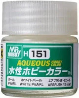Mr. Hobby H151 Aqueous White Pearl Paint 10ml - A-Z Toy Hobby