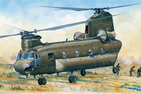 Hobby Boss 81773 CH-47D Chinook Helicopter 1/48 Model Kit - A-Z Toy Hobby