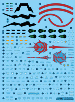 Delpi Water Decal For HG Red Gundam - A-Z Toy Hobby