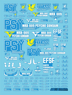 Delpi Water Decal For HG Psycho - A-Z Toy Hobby