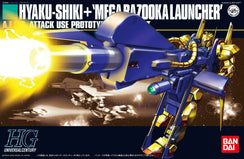 Bandai HGUC Hyaku-Shiki + Mega Bazooka 1/144 Model Kit