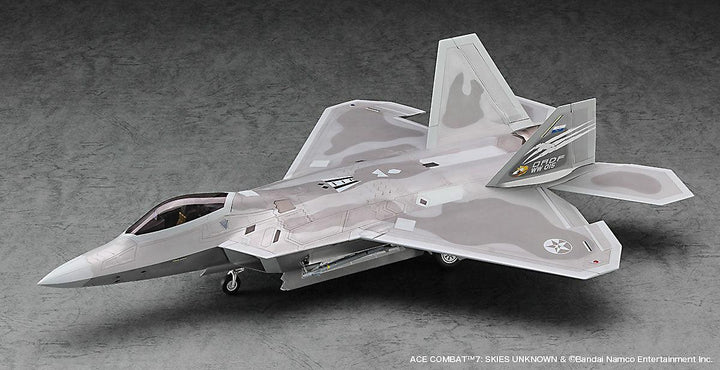 Hasegawa 52358 Ace Combat 7 Skies Unknown F-22 Raptor Strider 1 1/48 Model Kit - A-Z Toy Hobby