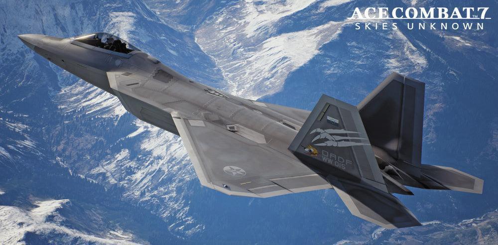 Hasegawa 52358 Ace Combat 7 Skies Unknown F-22 Raptor Strider 1 1/48 Model Kit - A-Z Toy Hobby