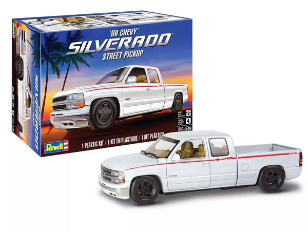 Revell 1999 Chevy Silverado Street Pickup 1/24 Model Kit - A-Z Toy Hobby