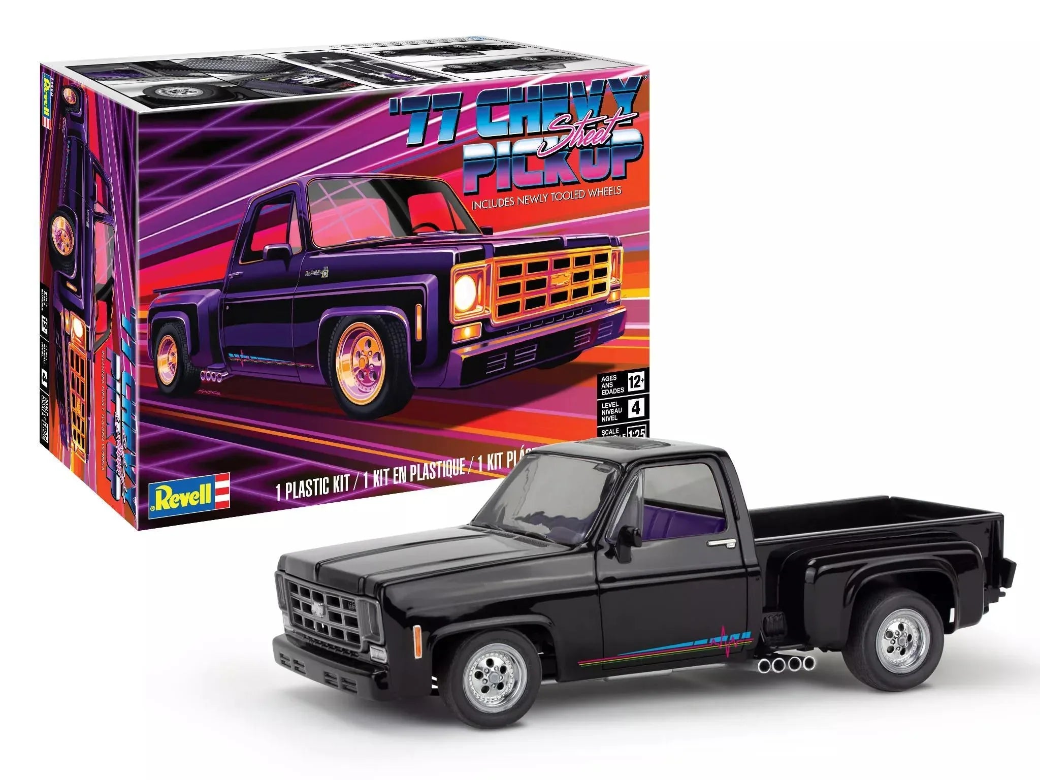 Revell 1977 Chevy Street Pickup 1/25 Model Kit - A-Z Toy Hobby