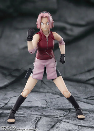 Tamashii Nations Naruto Sakura Haruno (Inheritor of Tsunade's Indominable Will) S.H.Figuarts Action Figure - A-Z Toy Hobby